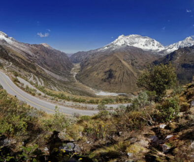 180°-os panorámakép az Ulta-völgyről, Huascarán Nemzeti Park (PE) 2026. 07.